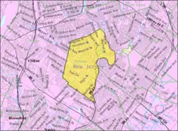 Census Bureau map of Passaic, New Jersey