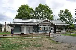 Station in Machias along the Centennial Trail