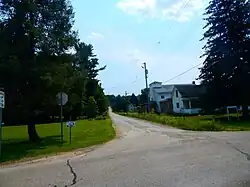 Photo looking north along Center Street