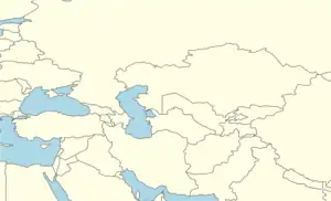 Panjakent is located in Central Asia