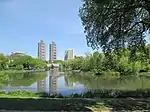 A view from the southwest corner of Harlem Meer (2019).