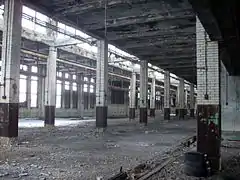 Interior of the Mail Building on the Central Terminal grounds.