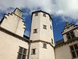 Central tower of Plas Mawr