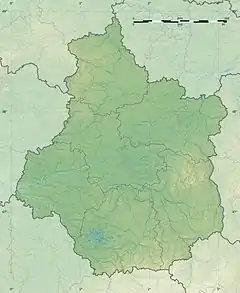 Vauvise is located in Centre-Val de Loire