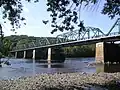 The bridge seen from the south New Jersey shoreline