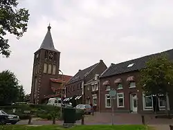 The centre of Herten, with the church of St. Michaël