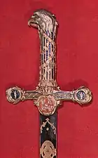 Ceremonial sword of King Stanisław II August