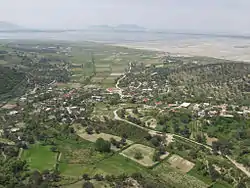 View of Cerkovinë from the air