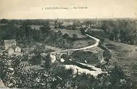 A general view of Chéniers, around 1920