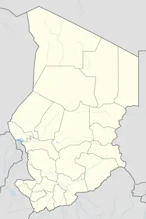 Koukou Angarana is located in Chad