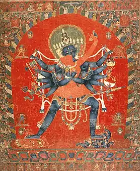 Cakrasaṃvara painting