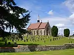 Challoch, All Saints Episcopal Church With Boundary Walls And Gatepiers