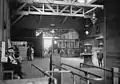 Passengers wait inside Chambers Street Ferry Terminal, c 1900