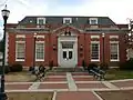 Originally built as the city post office, the Charles T. Porch Center is now used as a city community center.