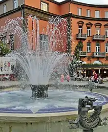 Fountains at Aznavour square