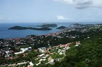 Overlooking town from Skyline Drive