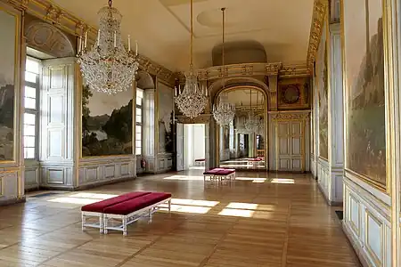 Salle des Fêtes, looking towards the musicians gallery