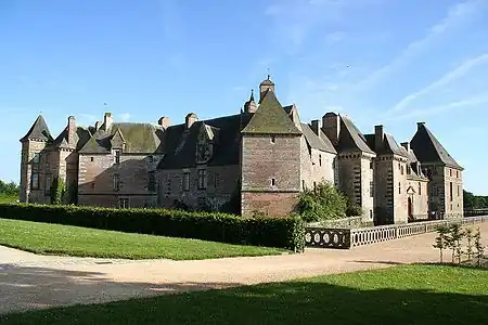 The chateau in Carrouges