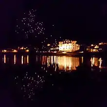 Château de Montsoreau-Museum of Contemporary Art Sky lantern Festival, in Loire Valley