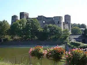 The castle of Pouancé