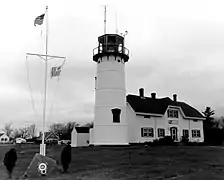 The 1877 tower with the replacement (1969) lantern