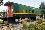 Caboose on Locust Street