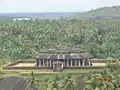 Chaturmukha Basadi (view from the Gommateshwara statue of Karkala)