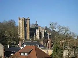 The church in Chaumont-en-Vexin