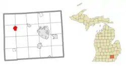 Location within Washtenaw County