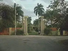 Entrance to Hacienda Chenché de las Torres.