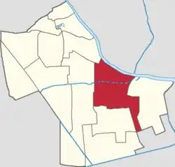 Location in Hexi District