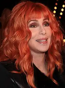 Head-and-shoulders colour photograph of Cher in 2011.