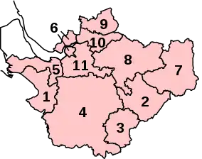 Parliamentary constituencies in Cheshire