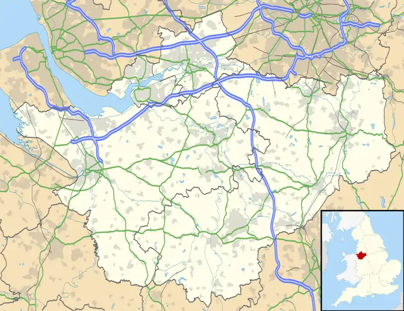 Crewe-by-Farndon is located in Cheshire