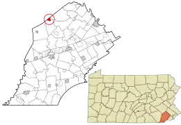 Location in Chester County and the U.S. state of Pennsylvania.