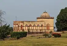 The Chethiyagiri Vihara in Sanchi, where India's portion of the relics are enshrined.