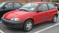 Chevrolet Metro hatchback, front view