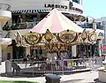 Children's carousel at Encino Place