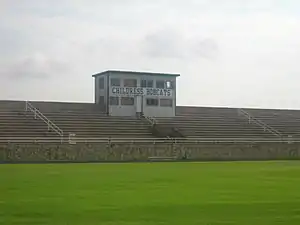 Bobcats Stadium in Fair Park in Childress