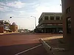 Brick streets of downtown Childress