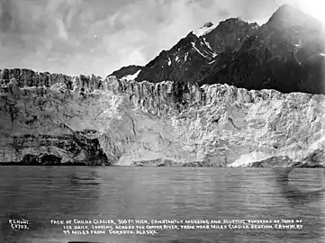 Childs Glacier, between 1901 and 1911