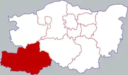 Location in Zhengzhou