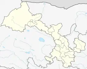 Kangxian is located in Gansu