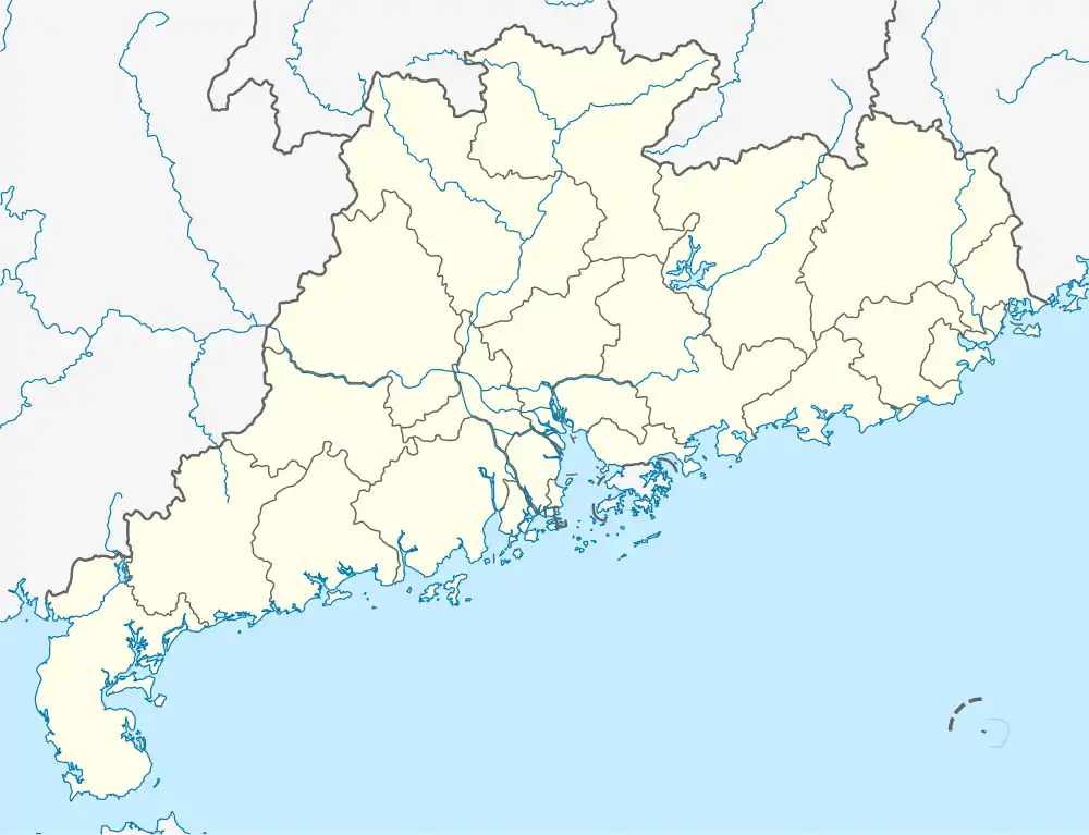 Jinwan is located in Guangdong