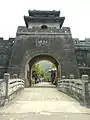 Reproduction of ancient Chinese gate.