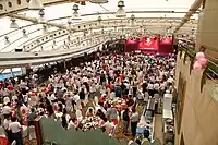 Chinese banquet in a banquet hall given as a birthday celebration (2012)