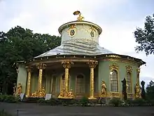 The Chinese House, a chinoiserie garden pavilion in Sanssouci Park, from Potsdam (Germany)