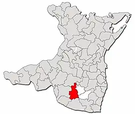 Location in Constanța County