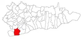 Location in Călărași County