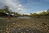 Chiswick Eyot channel at low tide